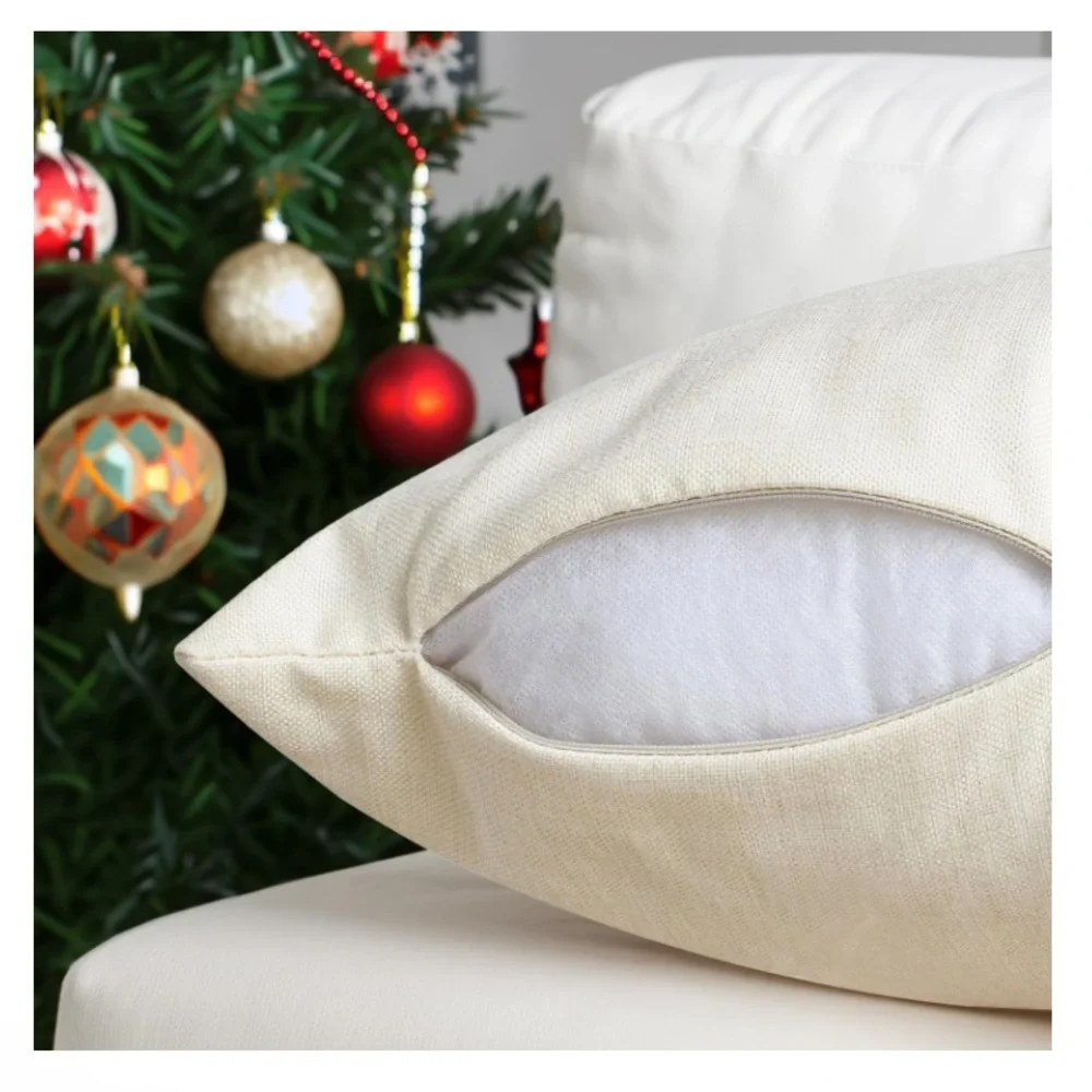 🎄💖 NEW Christmas Pillow Covers Set of 4 Pink Cute Farmhouse Shabby Chic Xmas